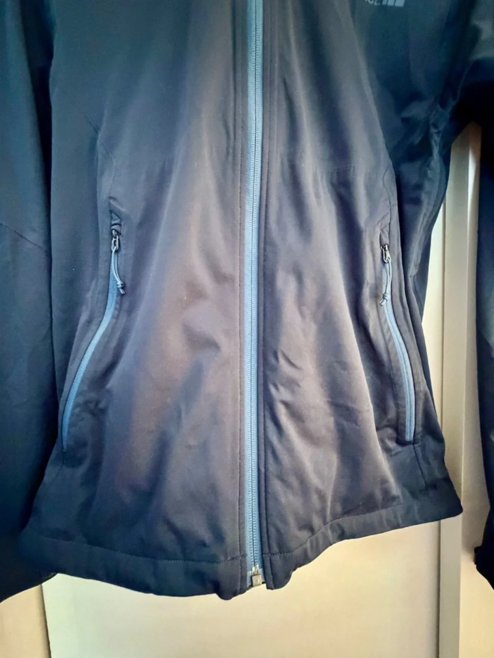 The North Face Men's Barr Lake Hooded Soft Shell Jacket Shady Blue Size Small